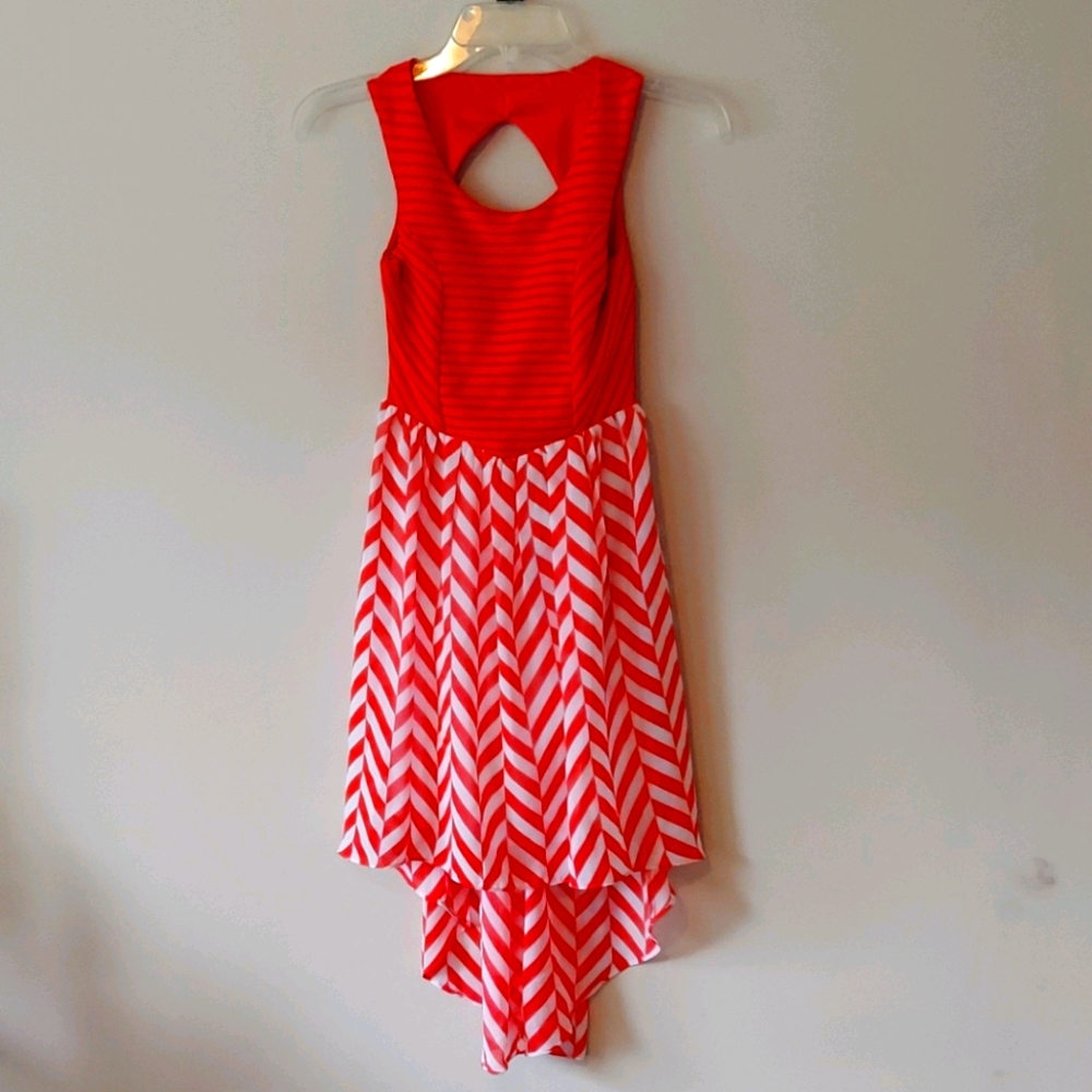 Emily West Girls High-Low Sleeveless Dress, 12